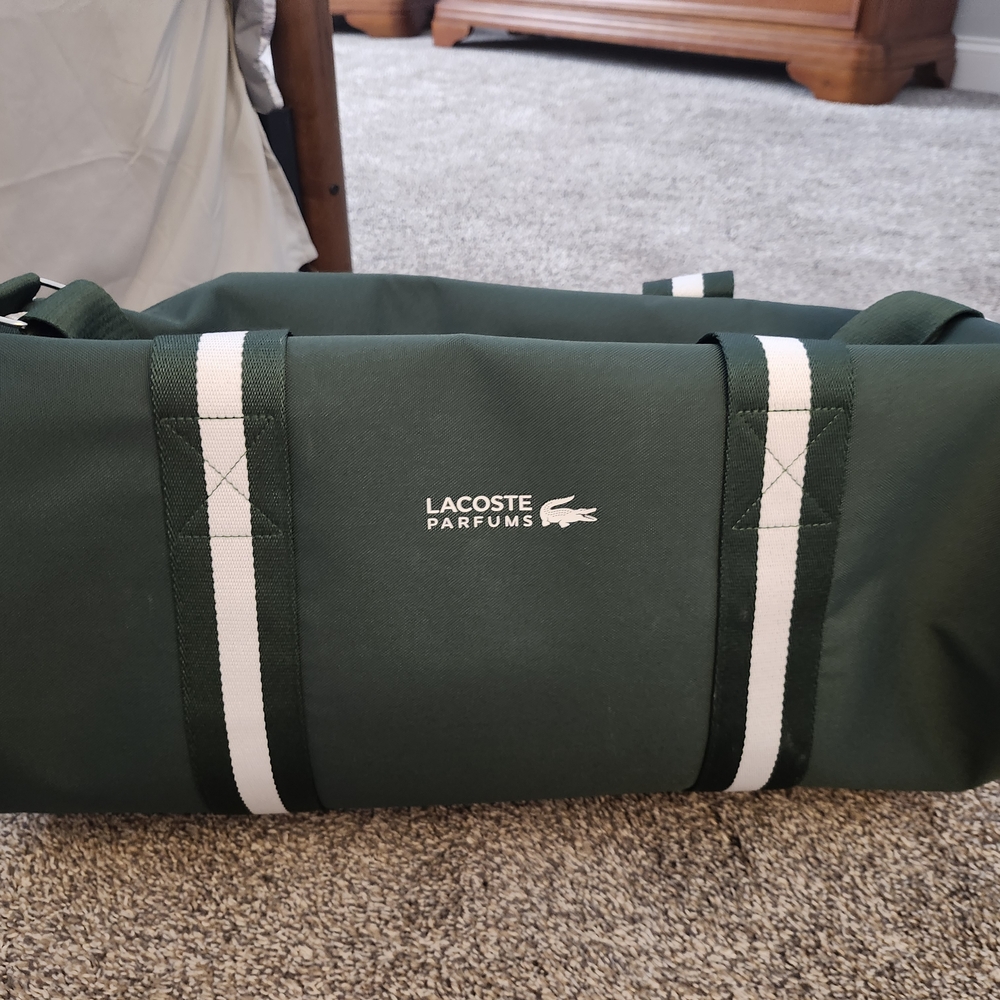 Lacoste Green Duffel Bag